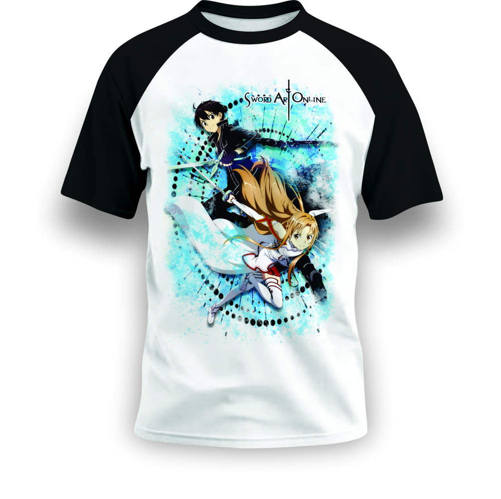 camisa de desenho arte game horizon personalizado -... CAMISA DE DESENHO ARTE ANIME SWORD ART ONLINE PERSONALIZADO - White ...