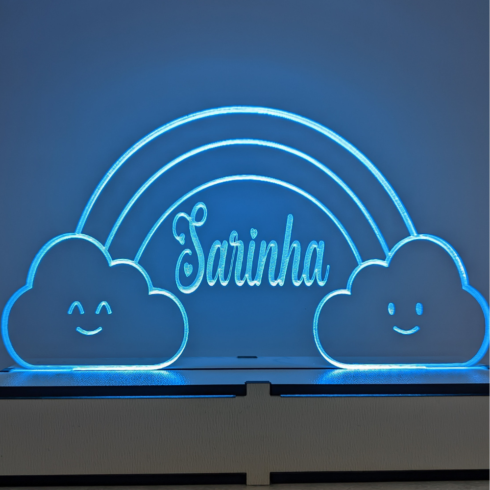 Luminária Led Nuvem Feliz WJ CRIATIVO