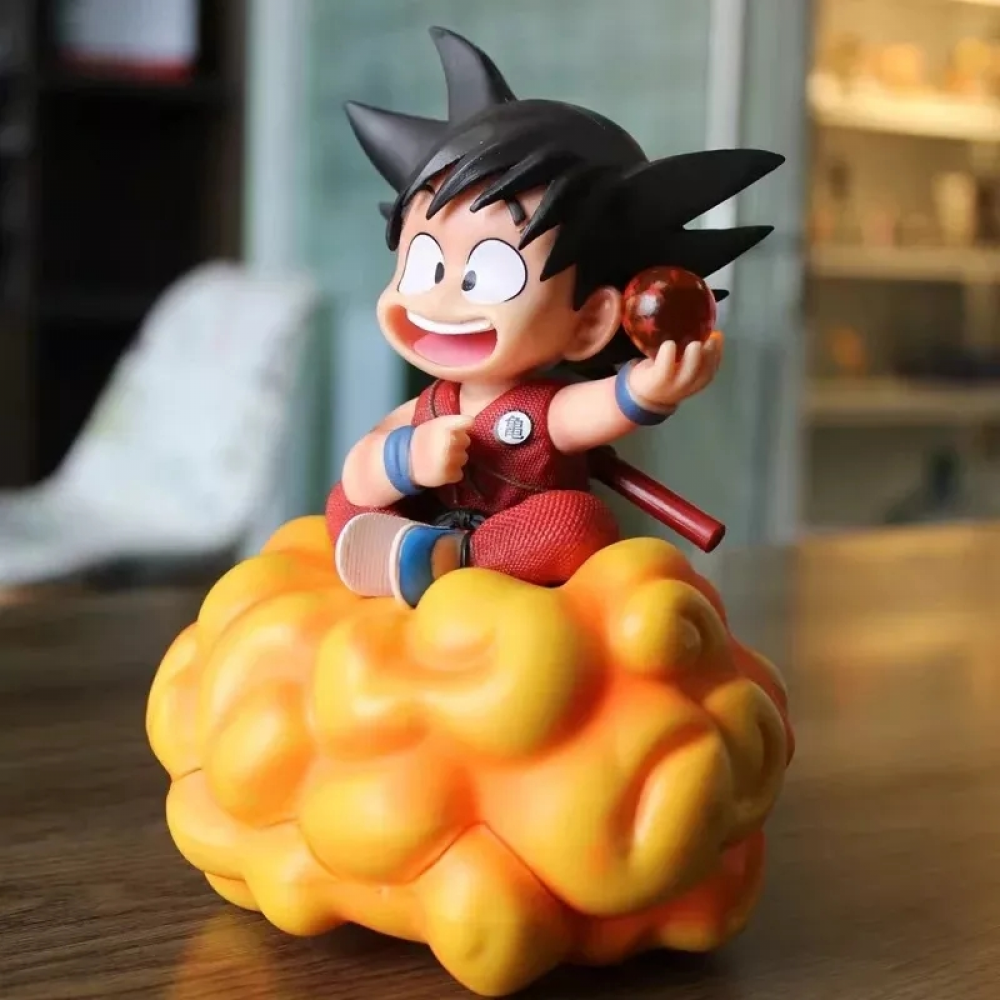 Boneco Goku Dragon Ball Z Nuvem Voadora 40cm Novo Promo